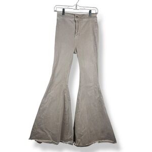 Free People Just Float On Super Wide Leg Flare Pants Womens Size 27 Bell Bottoms